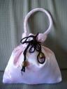 Sweet Pink Embroidery Pouch